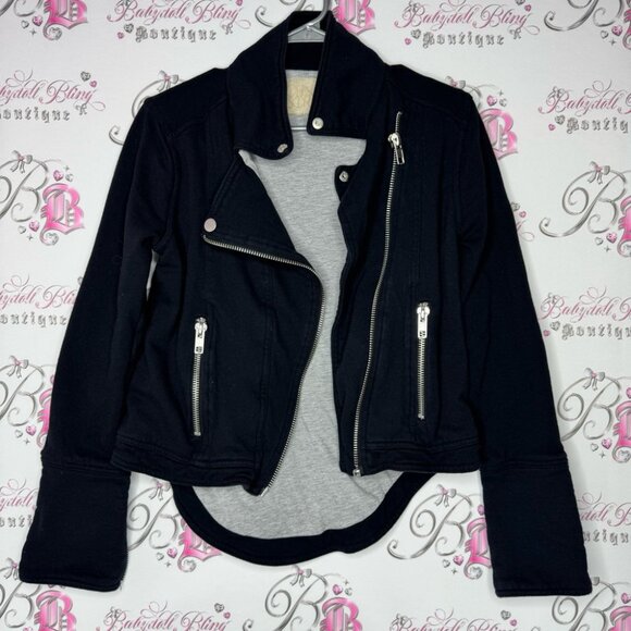 Chaser jacket coat zip up zippers black grey stunning business vibes luxury luxe - Picture 9 of 12